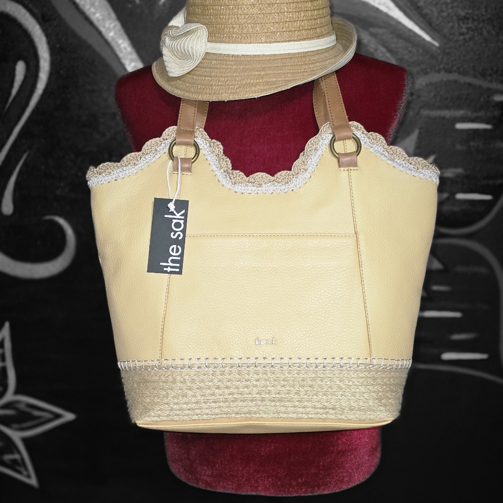The Sak Cream Tote Bag
